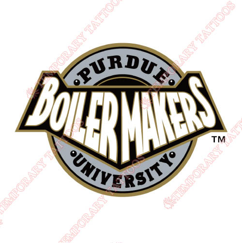 Purdue Boilermakers Customize Temporary Tattoos Stickers NO.5963